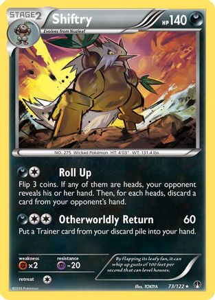 Shiftry  - Reverse Holofoil XY  BREAKpoint - Rare