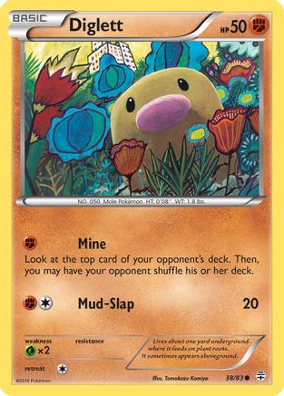 Diglett 038  Generations - Common