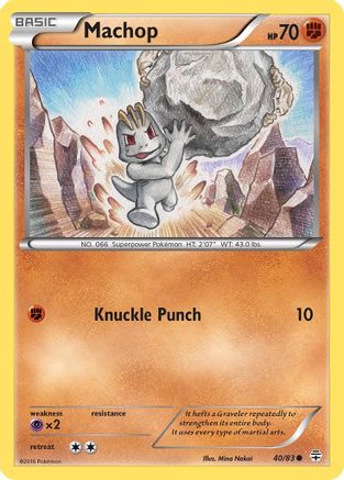 Machop 040  Generations - Common