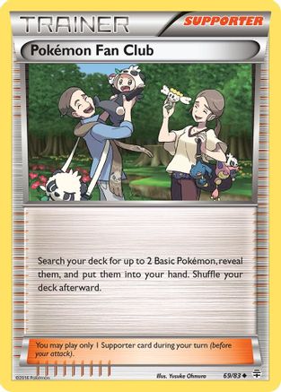 Pokemon Fan Club 069  - Reverse Holofoil Generations - Uncommon
