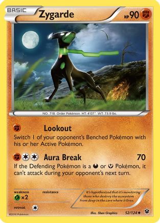 Zygarde (52) 052  XY  Fates Collide - Uncommon