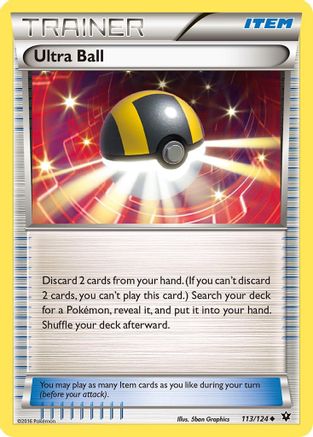 Ultra Ball 113  XY  Fates Collide - Uncommon