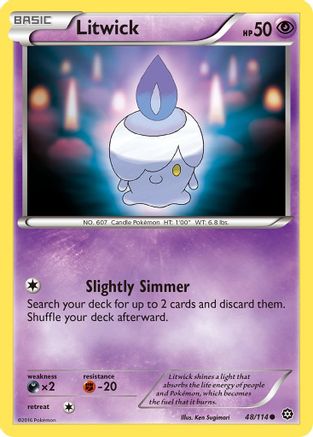 Litwick 048  XY  Steam Siege - Common