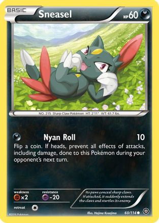 Sneasel 060  XY  Steam Siege - Common