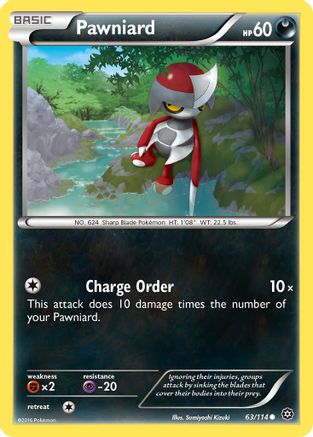 Pawniard 063  XY  Steam Siege - Common