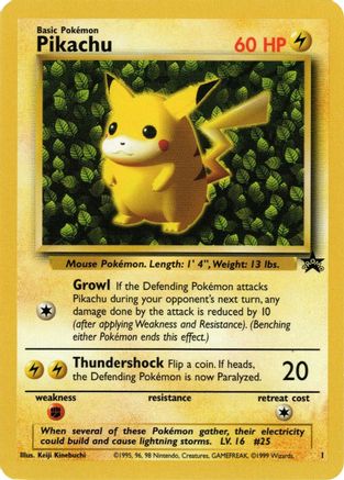 Pikachu (1) 001  WoTC Promo - Promo
