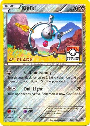 Klefki - 66/119 (League Promo) [4th Place]/119  - Reverse Holofoil League & Championship Cards - Promo