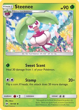 Steenee 019  SM Base Set - Uncommon