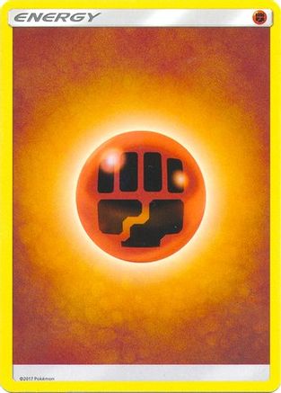 Fighting Energy (2017 Unnumbered)  - Reverse Holofoil SM Base Set - Common