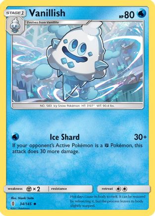 Vanillish  SM  Guardians Rising - Uncommon