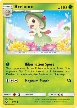 Breloom 005  Shining Legends - Common