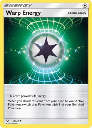 Warp Energy 070  - Reverse Holofoil Shining Legends - Uncommon