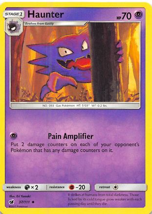 Haunter 037  SM  Crimson Invasion - Uncommon