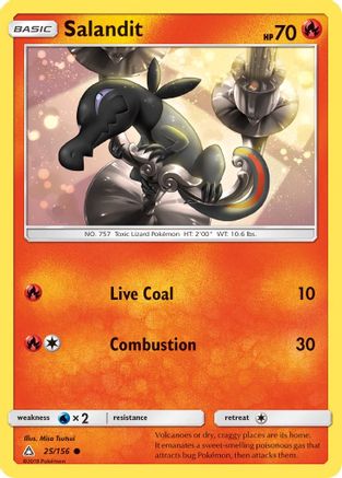 Salandit 025  SM  Ultra Prism - Common