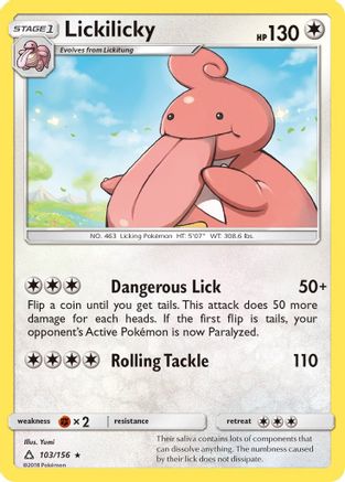 Lickilicky  SM  Ultra Prism - Rare
