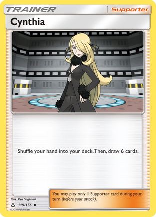 Cynthia 119  SM  Ultra Prism - Uncommon