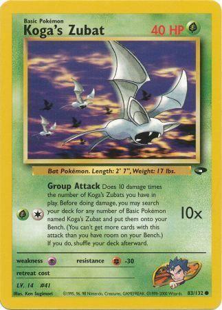 Koga's Zubat 083  - Unlimited Gym Challenge - Common