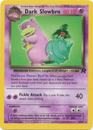 Dark Slowbro (29) 029  - Unlimited Team Rocket - Rare
