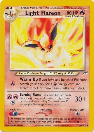 Light Flareon 046  - Unlimited Neo Destiny - Uncommon
