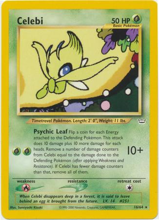 Celebi (16) 016  - Unlimited Neo Revelation - Rare