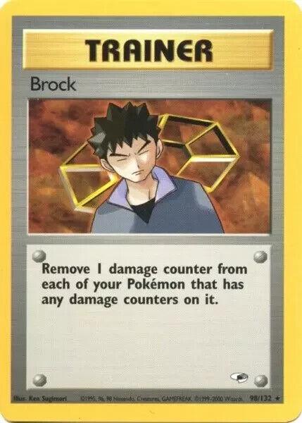 Brock (98) 098  - Unlimited Gym Heroes - Rare