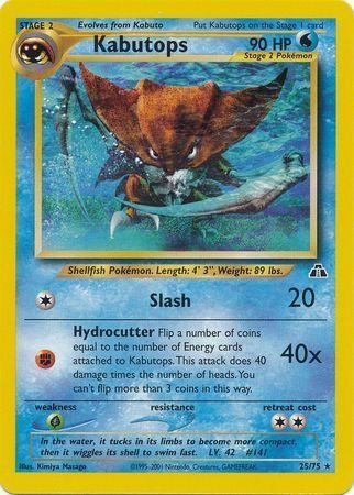Kabutops (25) 025  - Unlimited Neo Discovery - Rare