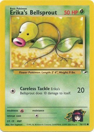 Erika's Bellsprout (76) 076  - Unlimited Gym Heroes - Common