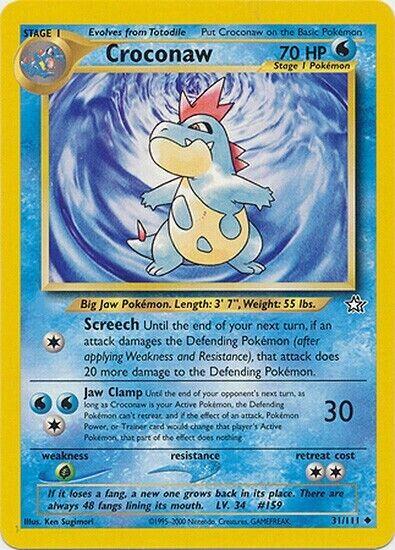 Croconaw (31) 031  - Unlimited Neo Genesis - Uncommon