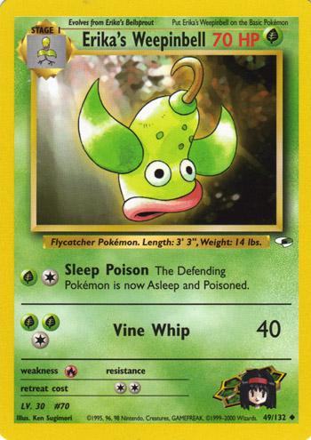 Erika's Weepinbell (49) 049  - Unlimited Gym Heroes - Uncommon