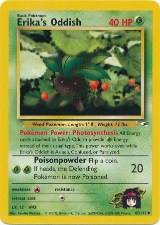 Erika's Oddish (47) 047  - Unlimited Gym Heroes - Uncommon