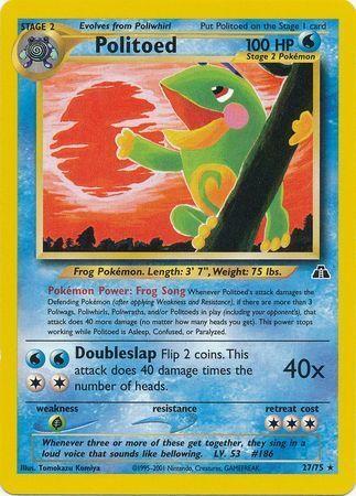 Politoed (27) 027/75  - Unlimited Neo Discovery - Rare
