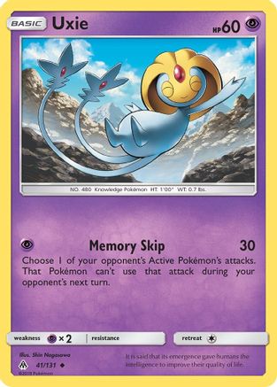 Uxie 041  SM  Forbidden Light - Uncommon