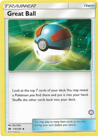 Great Ball (25) (Alolan Sandslash Half-Deck)  SM Trainer Kit Alolan Sandslash & Alolan Ninetales - Uncommon