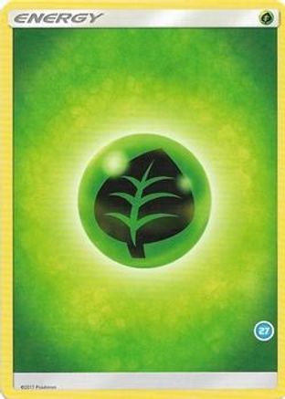 Grass Energy (27)  SM Trainer Kit Alolan Sandslash & Alolan Ninetales - Common