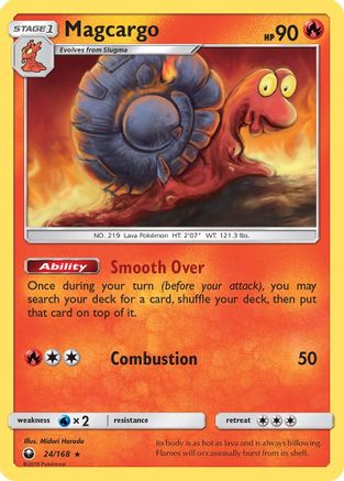 Magcargo 024  SM  Celestial Storm - Rare