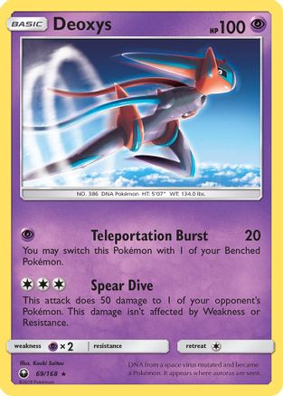 Deoxys (69) 069  SM  Celestial Storm - Rare