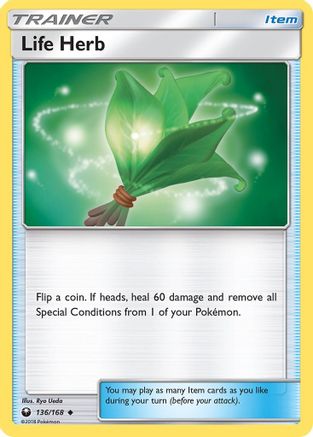 Life Herb  - Reverse Holofoil SM  Celestial Storm - Uncommon