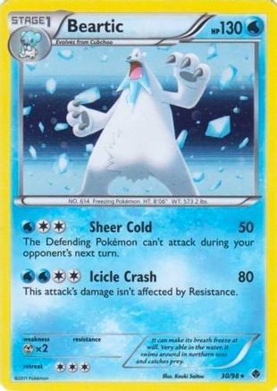 Beartic - 30/98 (Cosmos Holo)/98  - Holofoil Blister Exclusives - Promo