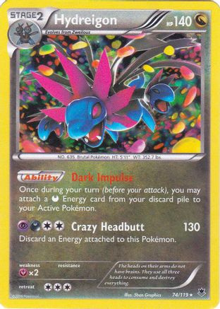 Hydreigon 074/119  - Holofoil Blister Exclusives - Promo