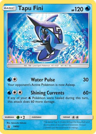 Tapu Fini SM92  - Holofoil SM Promos - Promo