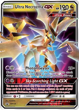 Ultra Necrozma GX SM126  - Holofoil SM Promos - Promo