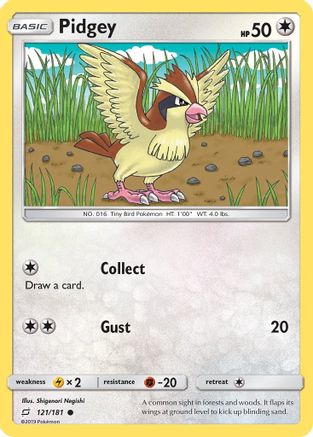 Pidgey (121) 121  SM  Team Up - Common