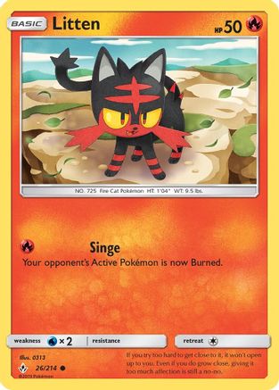 Litten (26) 026  SM  Unbroken Bonds - Common