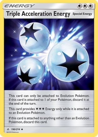 Triple Acceleration Energy 190  SM  Unbroken Bonds - Uncommon