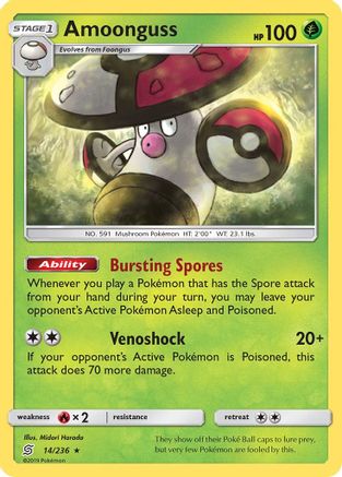 Amoonguss  SM  Unified Minds - Rare