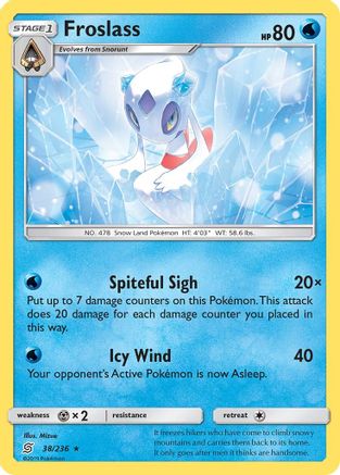 Froslass/236  - Holofoil SM  Unified Minds - Holo Rare