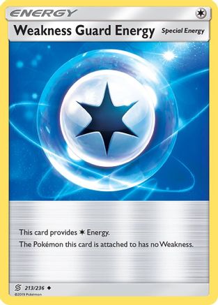 Weakness Guard Energy 213  - Reverse Holofoil SM  Unified Minds - Uncommon