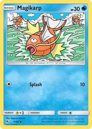 Magikarp 015  - Reverse Holofoil Hidden Fates - Common