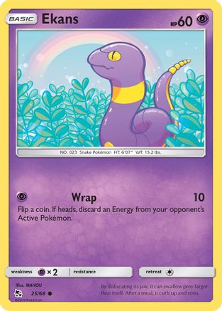 Ekans (25) 025  Hidden Fates - Common