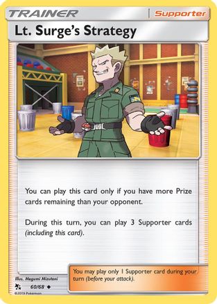 Lt. Surge's Strategy 060  Hidden Fates - Uncommon